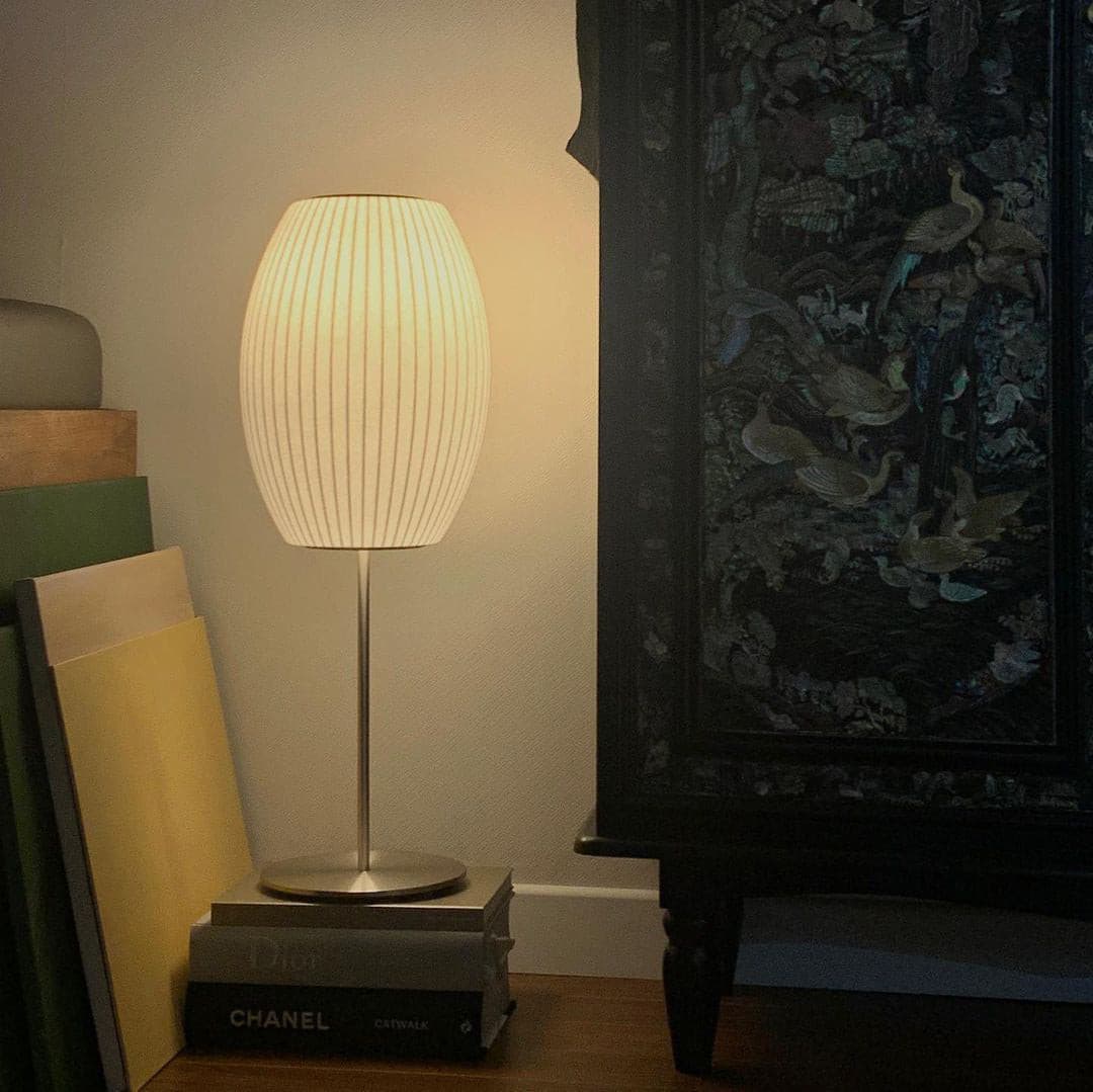 Modern Table Lamp White Bubble Shade Design - Product detail 14