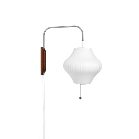 Modern Wall Sconce  Rice Paper Shade with Teak Handle - Product detail 28