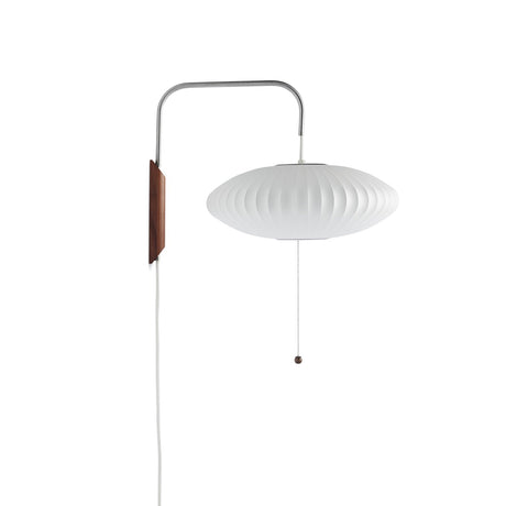 Modern Wall Sconce  Rice Paper Shade with Teak Handle - Product detail 30