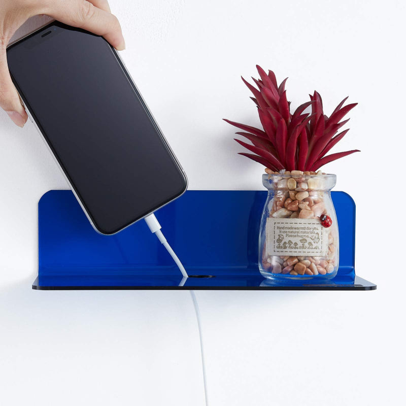 Acrylic Floating Shelves Vibrant Modern Wall Mount Set - Product example