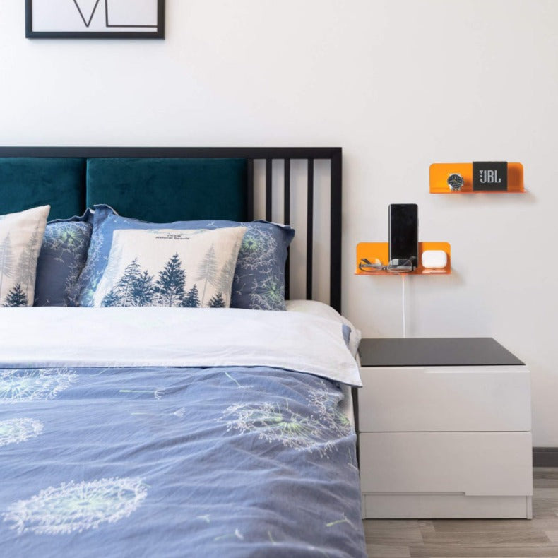 Acrylic Floating Shelves Vibrant Modern Wall Mount Set - Product detail 5