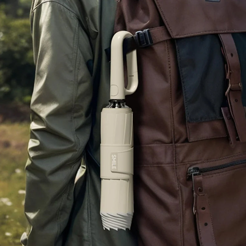 Compact Travel Umbrella Windproof Folding Design with Safety Reflectors - Product detail 6