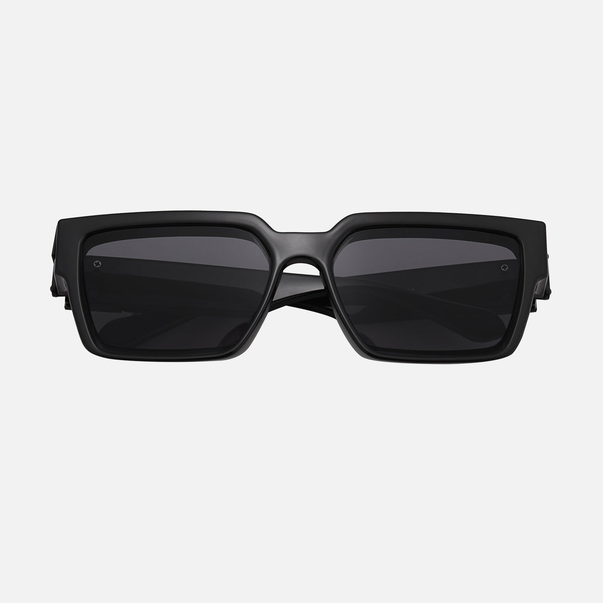Black Square Sunglasses UV-400 Protection Unisex Frame - Detailed view