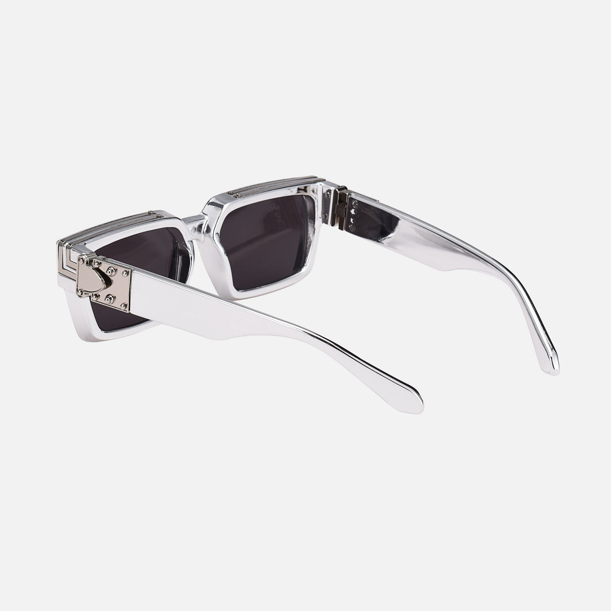 Black Square Sunglasses UV-400 Protection Unisex Frame - Product detail 8