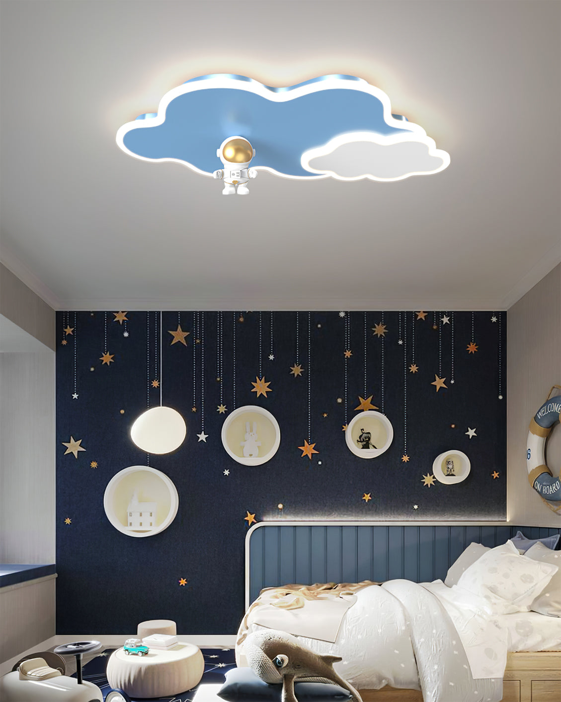Cloud Ceiling Light Astronaut Balloon Design - Product detail 4