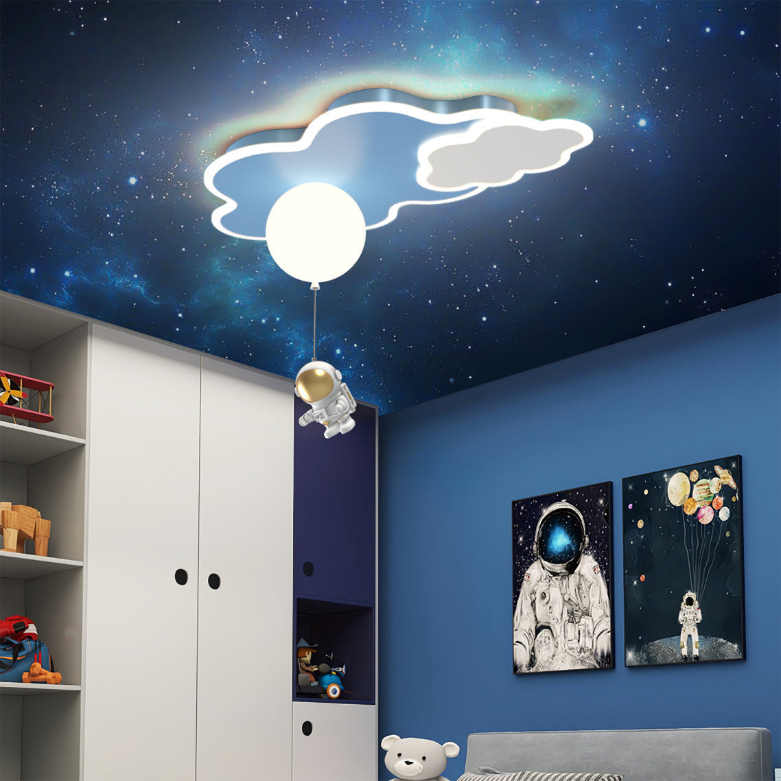 Cloud Ceiling Light Astronaut Balloon Design - Product detail 5