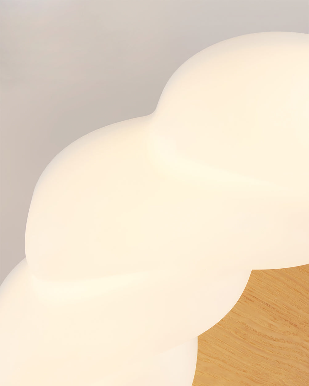 Modern Floral Ceiling Light White Acrylic Petal Design - Product detail 11