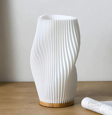 Modern Wave Table Lamp  Pleated Shade Design - Product detail 18