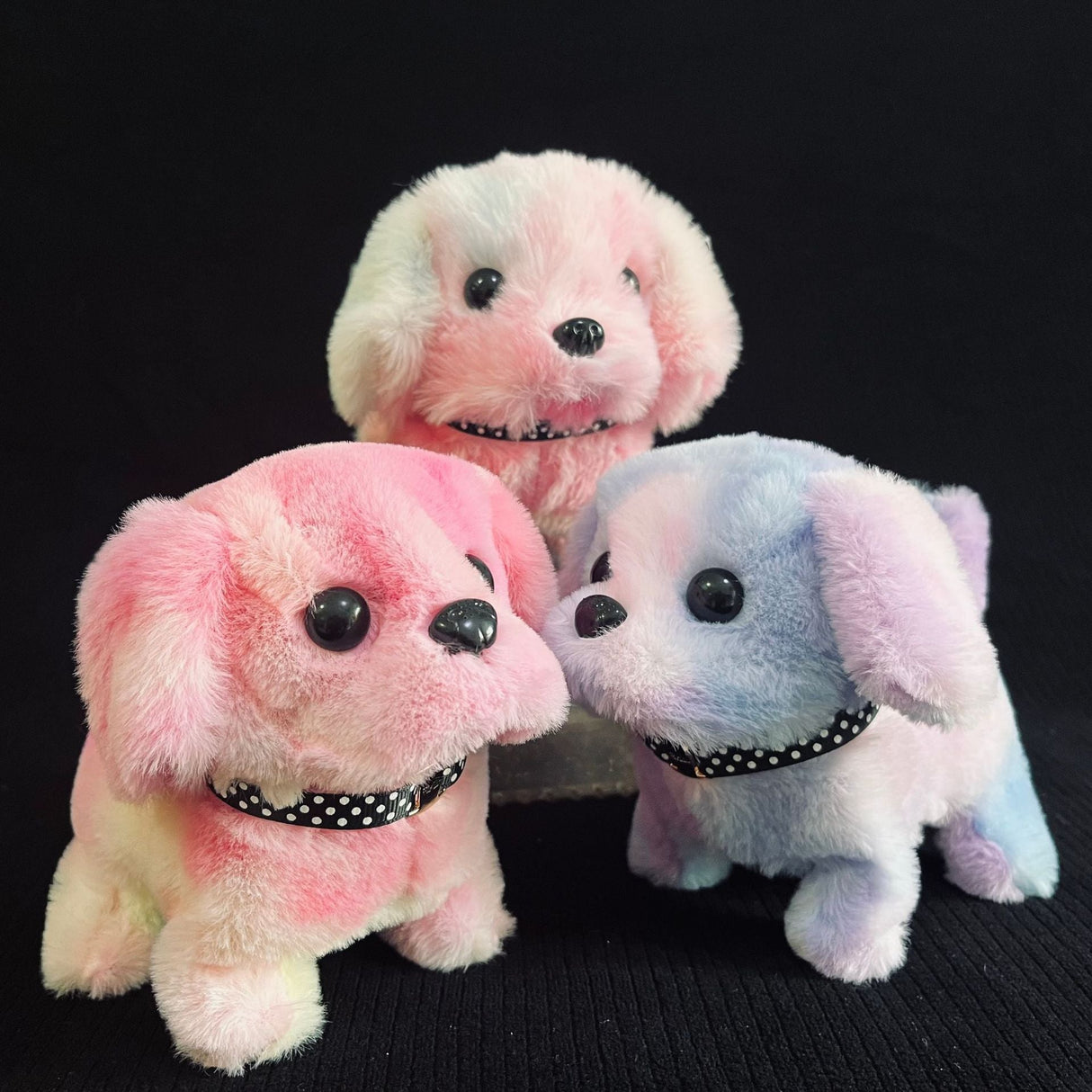 Interactive Plush Puppy Walking Barking Soft Toy - Detailed view
