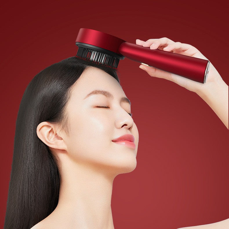 LED Hair Therapy Brush  Red Light Scalp Massager - Detailed view