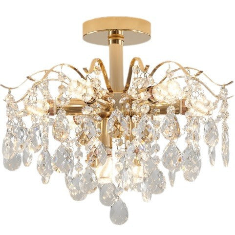 Crystal Ceiling Chandelier  Curved Branch Design with LED Lights - Product detail 9
