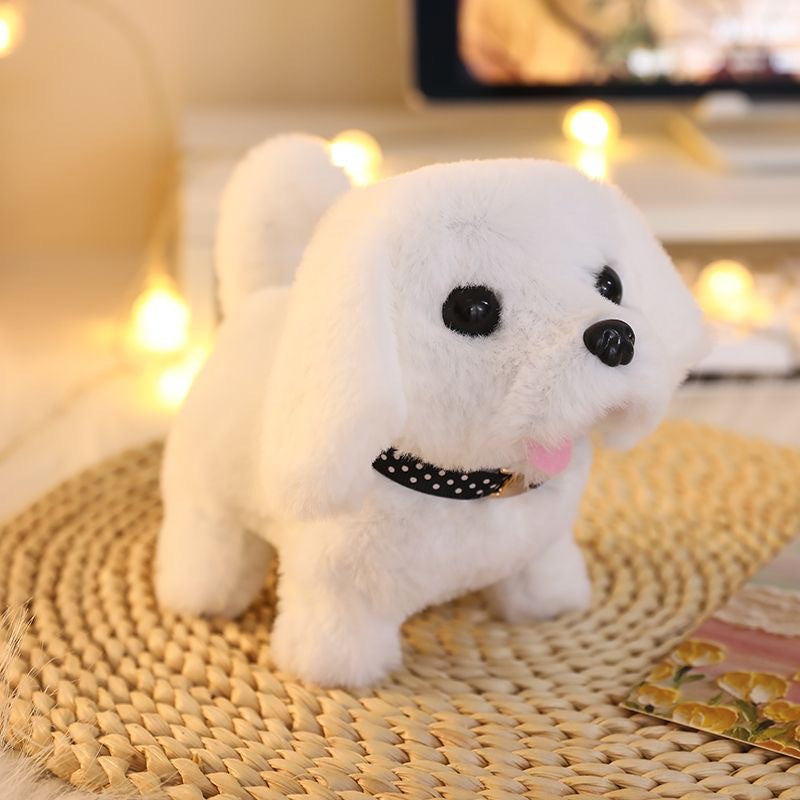 Interactive Plush Puppy Walking Barking Soft Toy - Product example