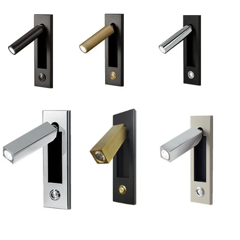 Modern LED Wall Light Rotatable Aluminum Reading Lamp - Product detail 8