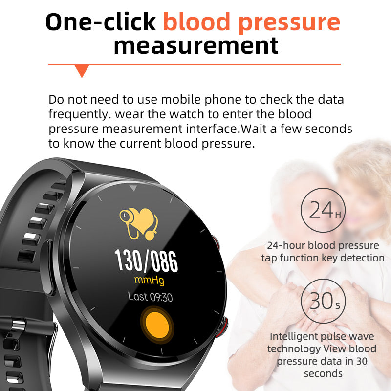 Health Monitoring Smart Watch Advanced ECG Blood Glucose Tracking - Product detail 9
