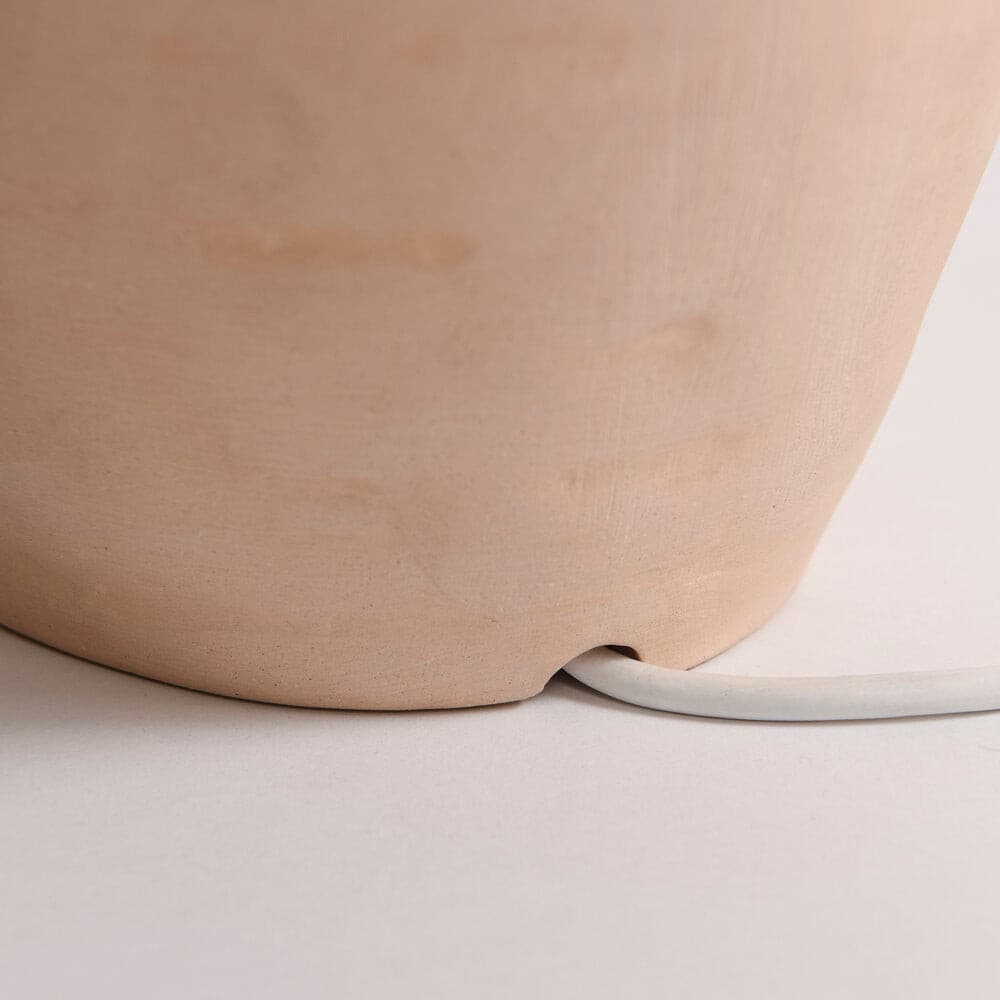 Ceramic Table Lamp Terra Cotta Base with Glass Globe - Product detail 20