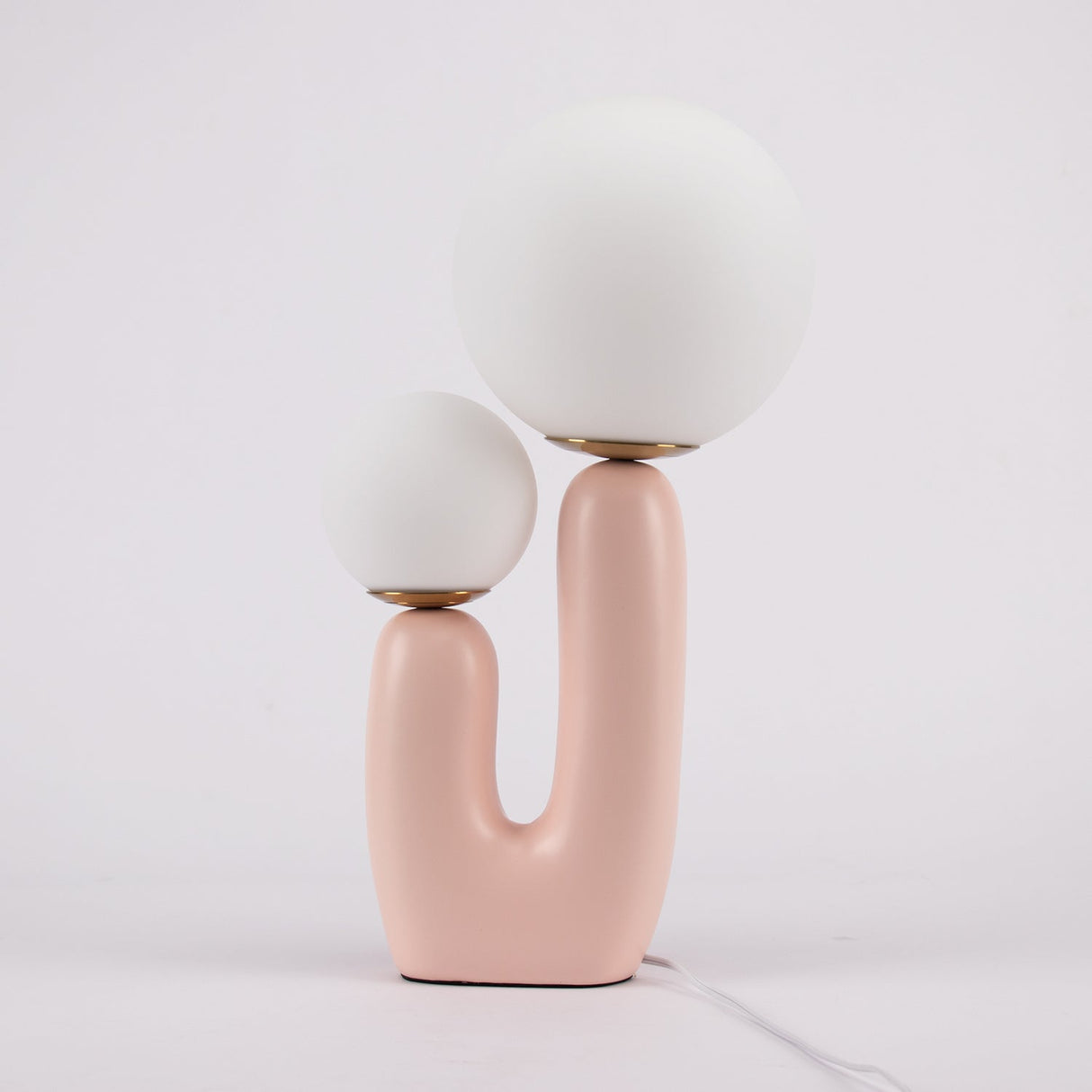 Modern Table Lamp Dual Globe Glass Design - Product detail 10
