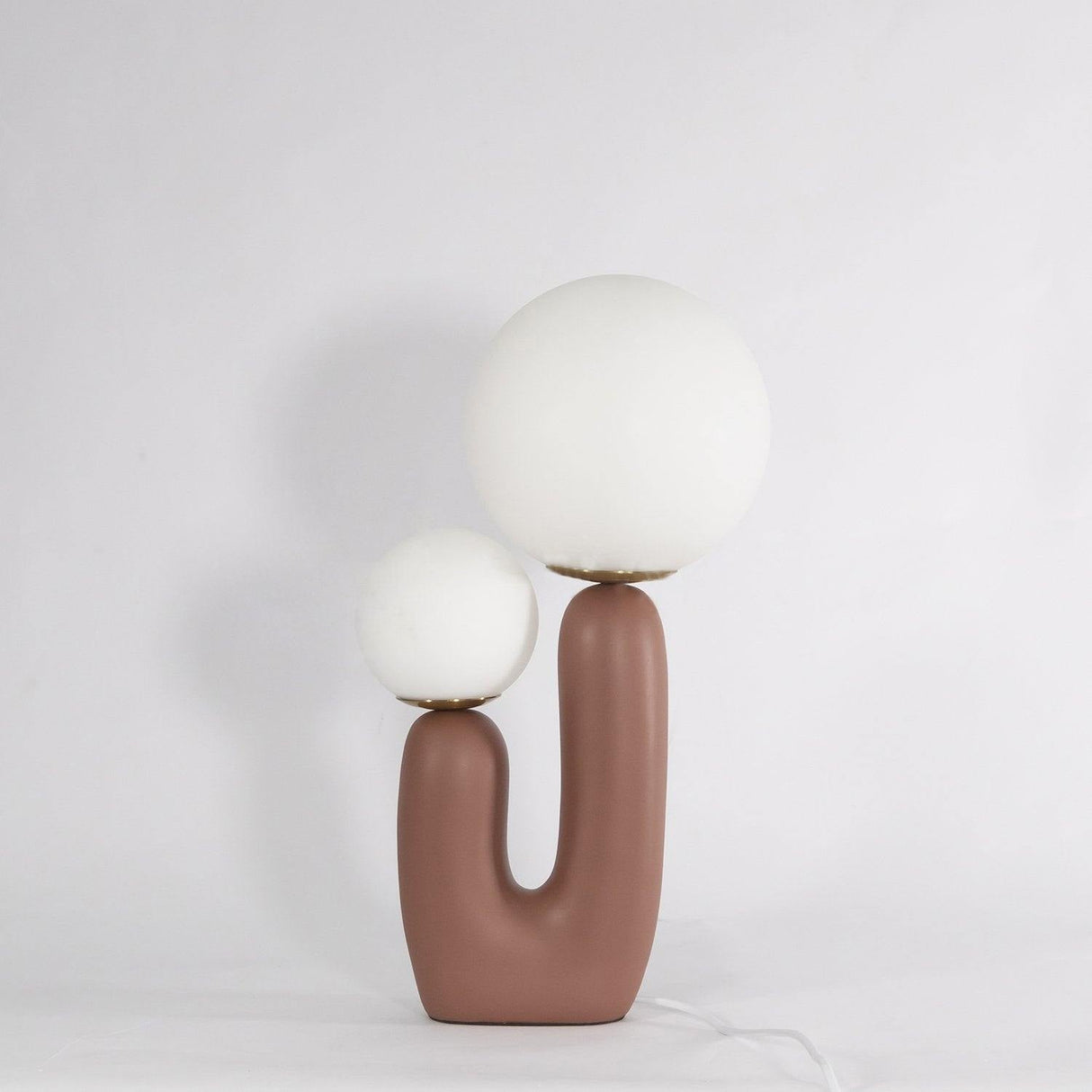 Modern Table Lamp Dual Globe Glass Design - Product detail 15