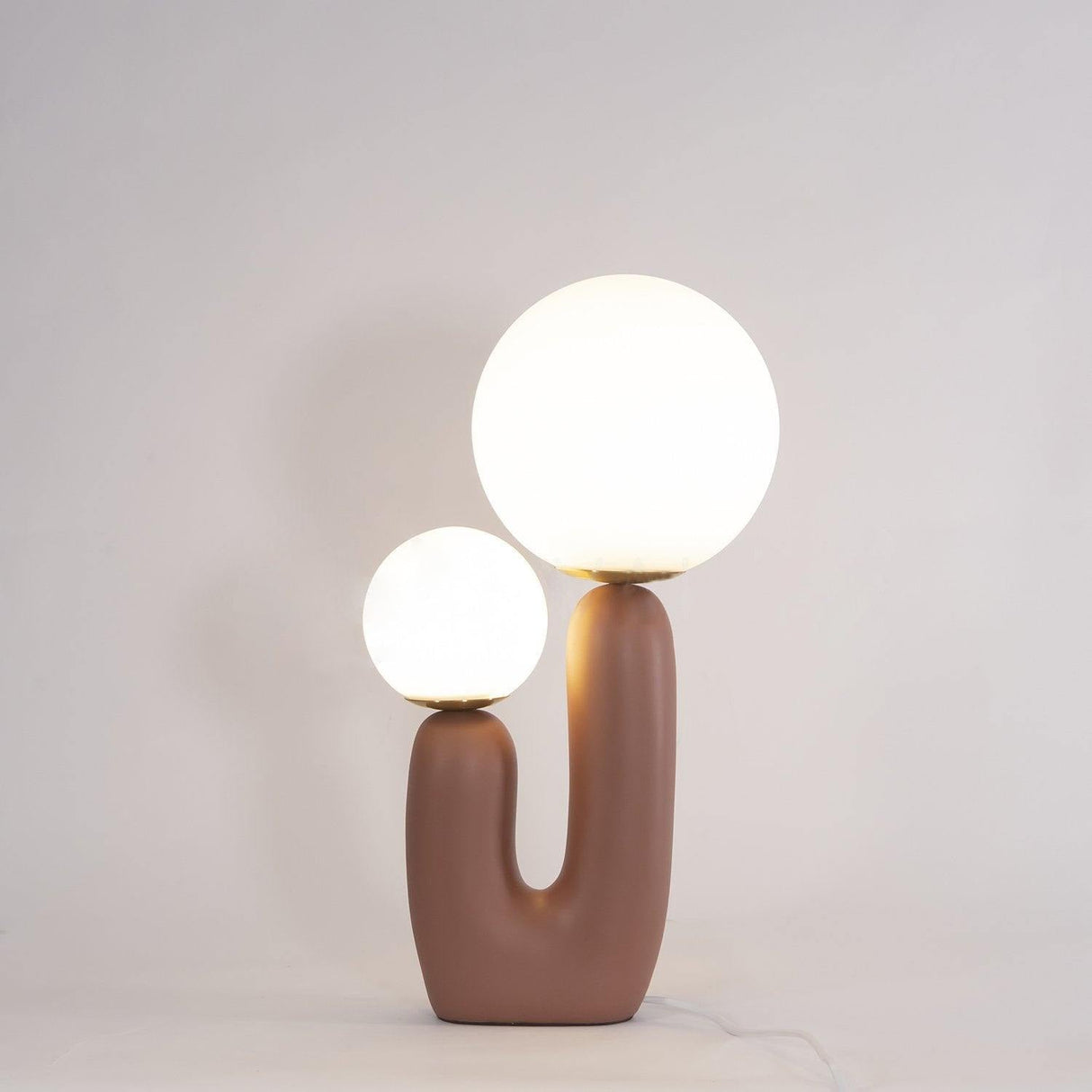 Modern Table Lamp Dual Globe Glass Design - Product detail 27