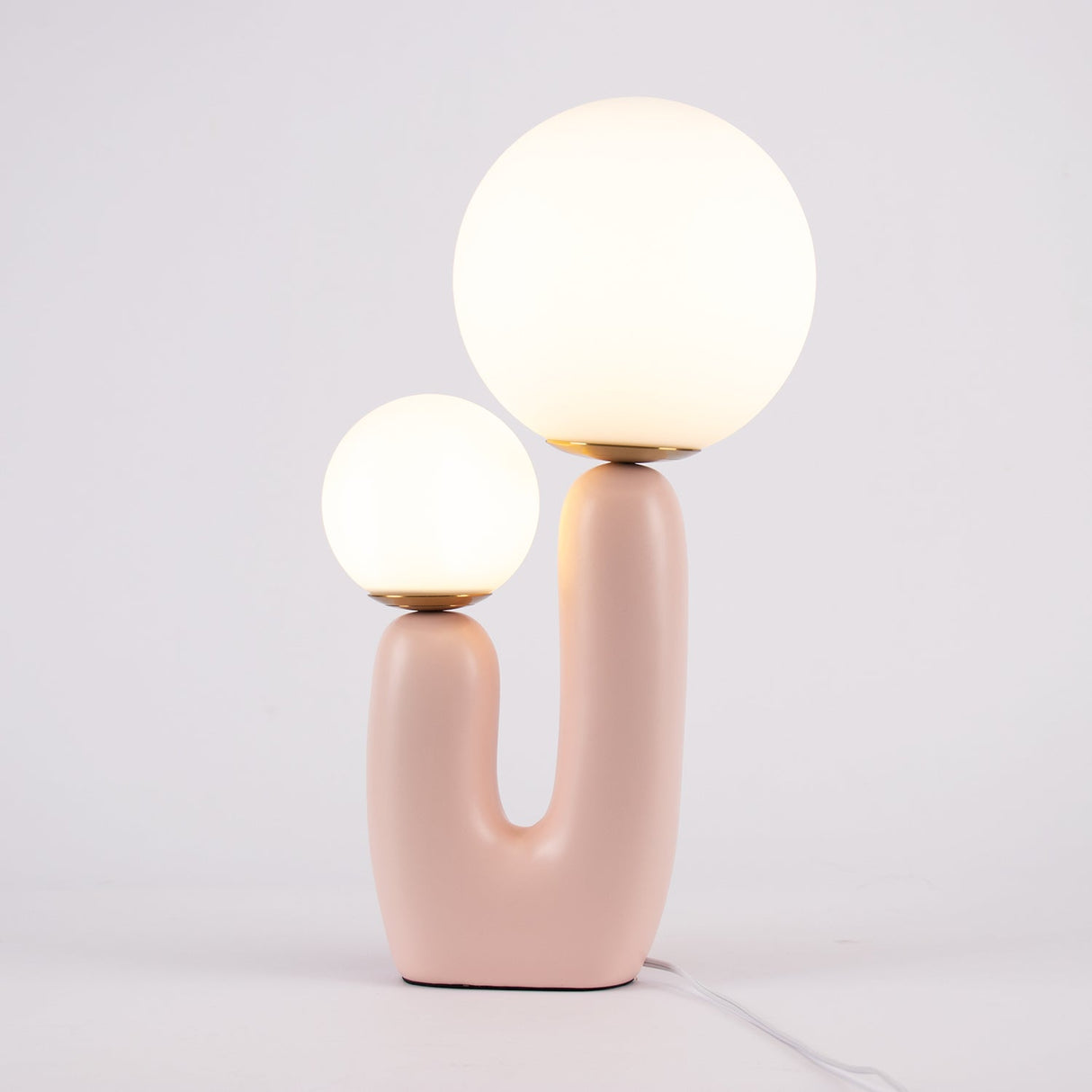 Modern Table Lamp Dual Globe Glass Design - Product detail 25