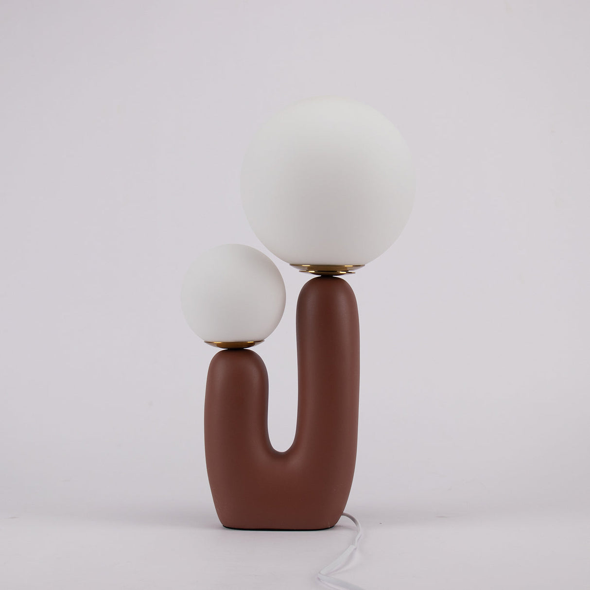 Modern Table Lamp Dual Globe Glass Design - Product detail 17