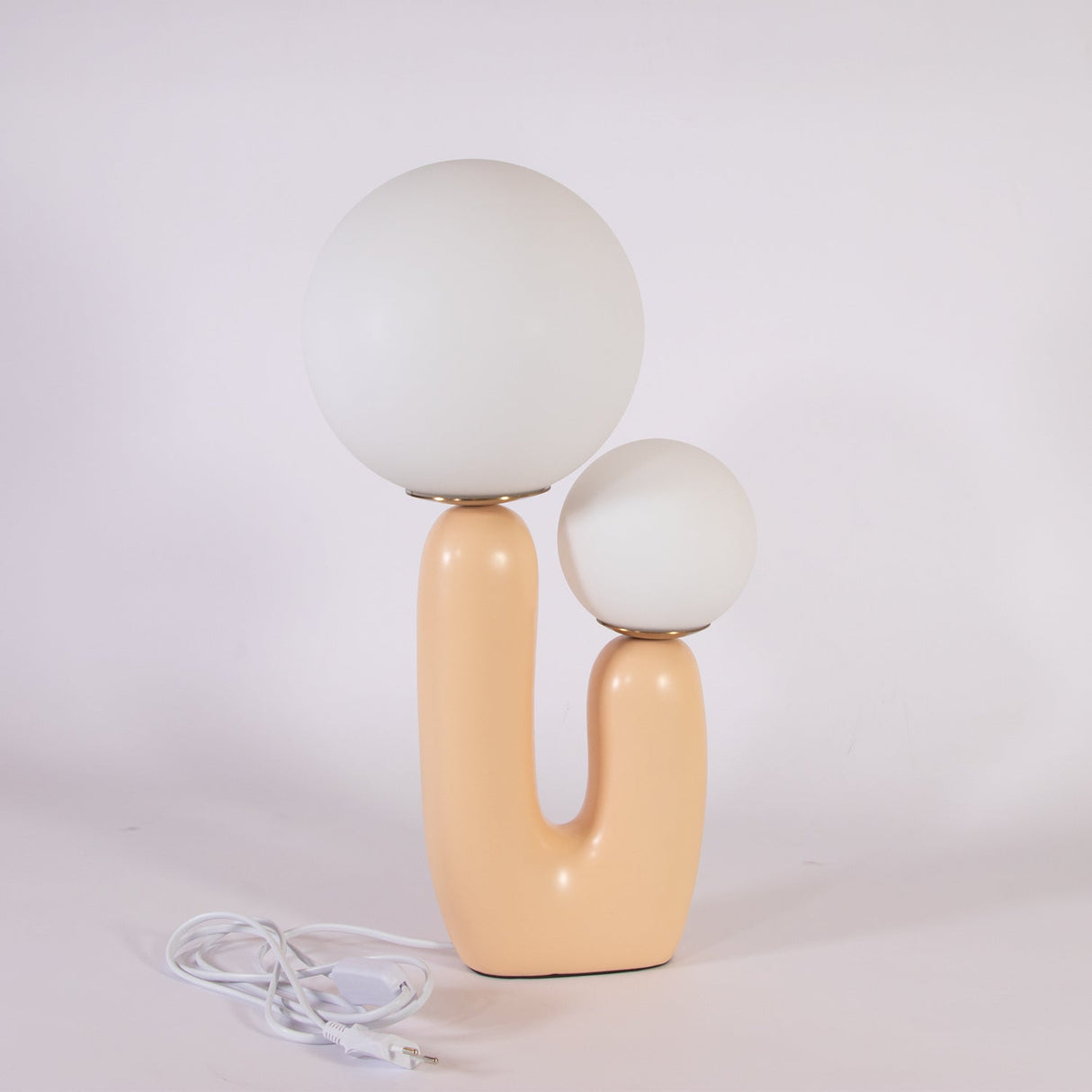 Modern Table Lamp Dual Globe Glass Design - Product detail 26