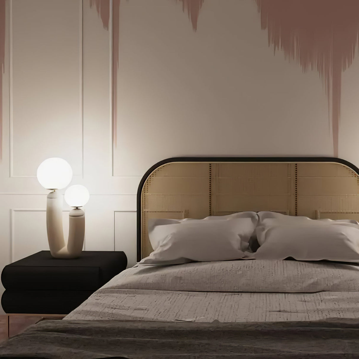 Modern Table Lamp Dual Globe Glass Design - Product detail 21