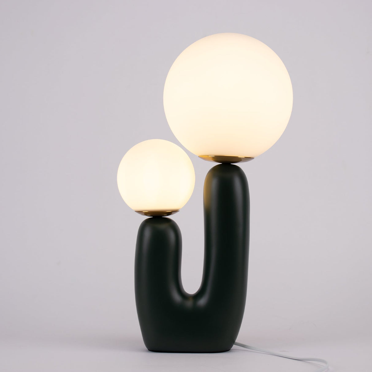 Modern Table Lamp Dual Globe Glass Design - Product detail 28