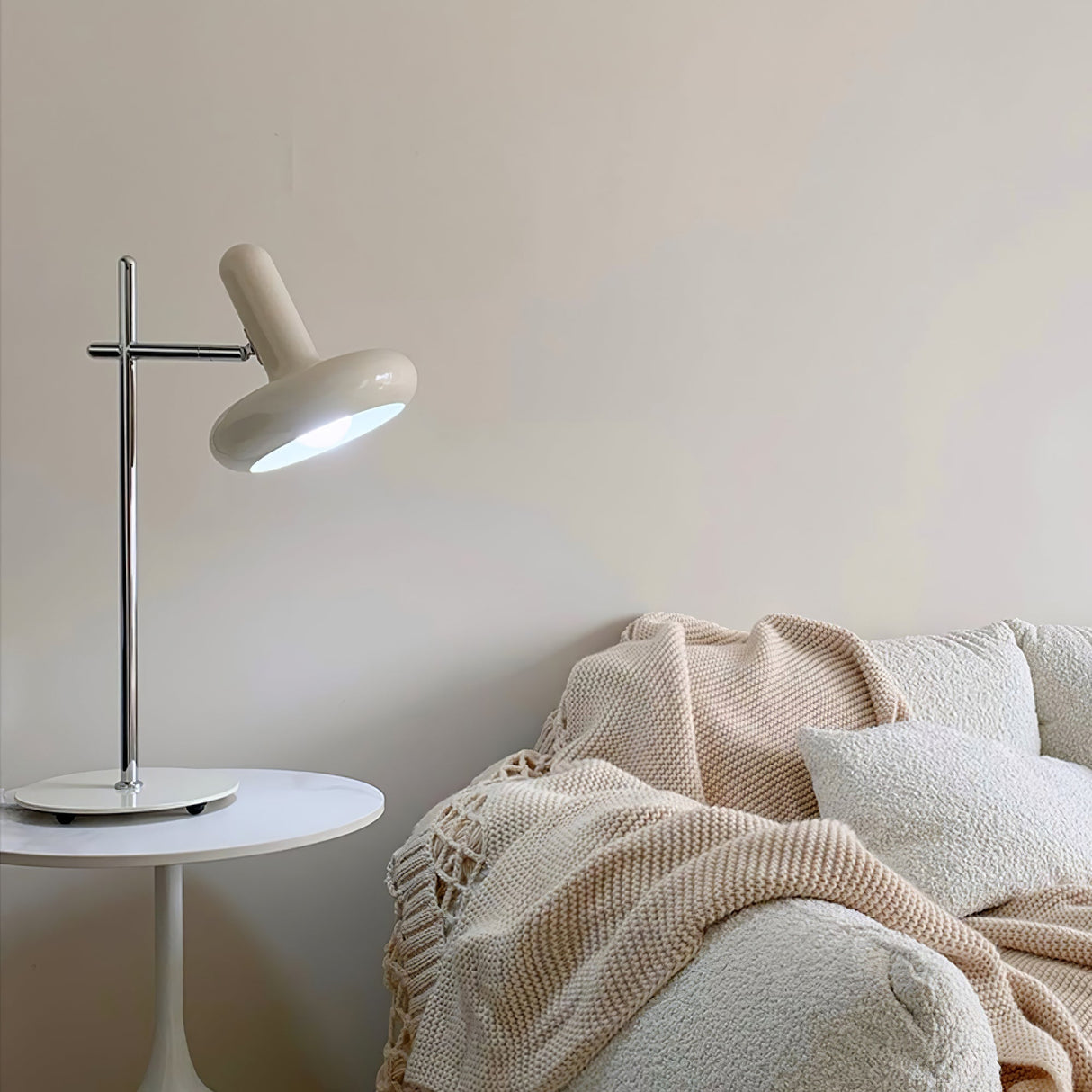 Modern Table Lamp White Metal Adjustable Design - Product detail 16