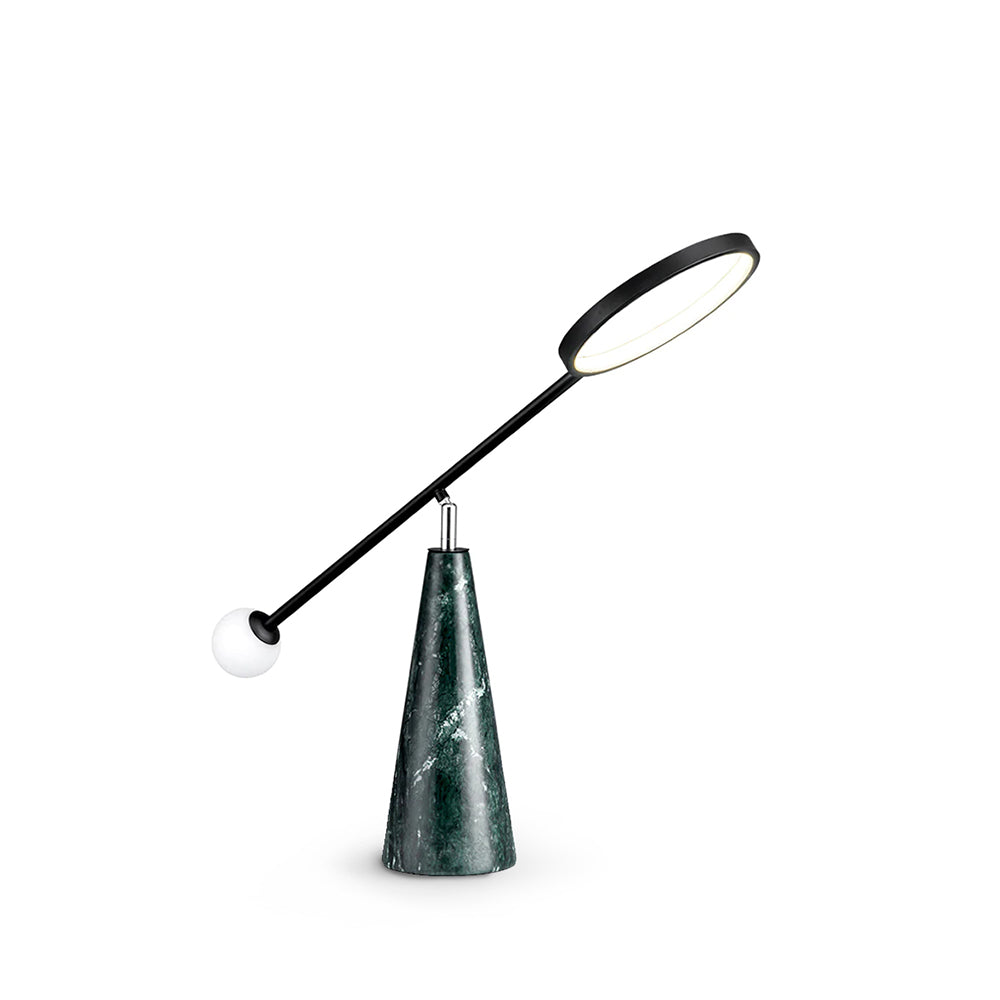 Modern LED Table Lamp Green Marble Base with Adjustable Neck - Product detail 16