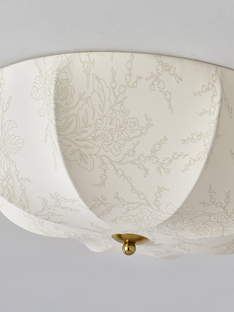 Floral Ceiling Light Orchid Pattern Fabric Shade - Product detail 17