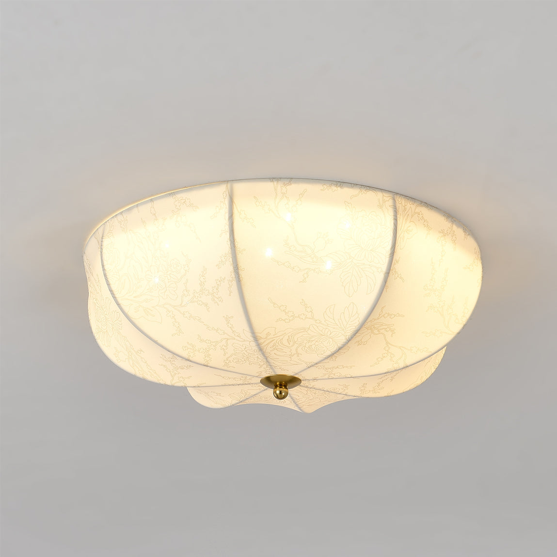 Floral Ceiling Light Orchid Pattern Fabric Shade - Product detail 18