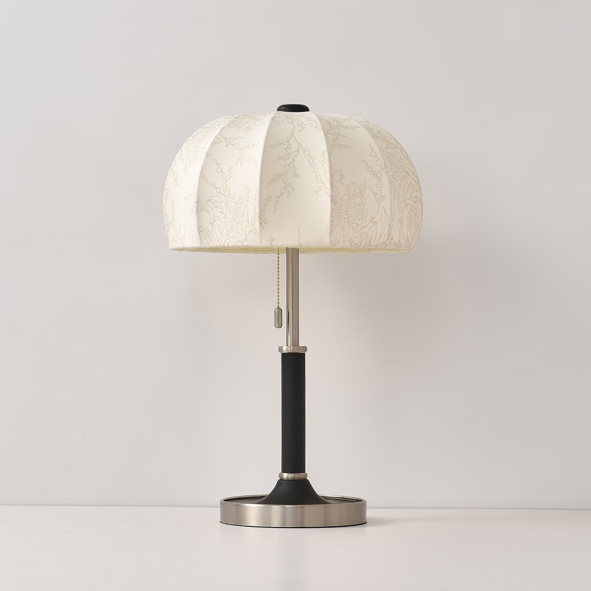 Modern Table Lamp Cream Fabric Shade with Brass Base - Product detail 18