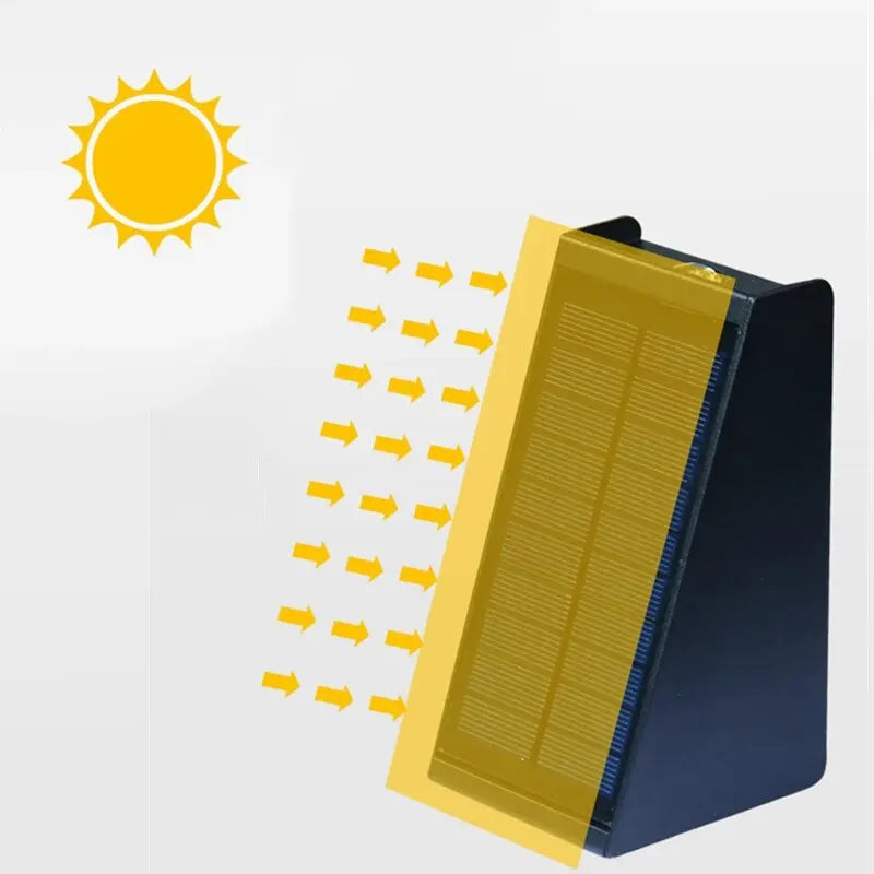 Solar Outdoor Wall Light  LED Up Down Light Effect - Product example