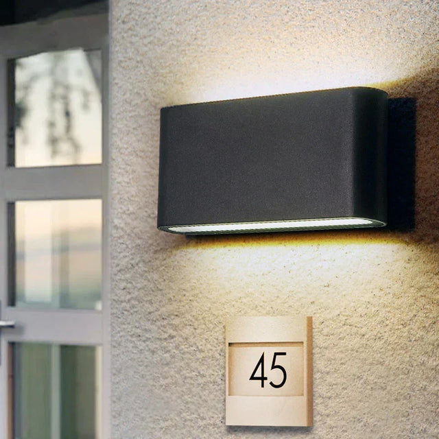 Modern Outdoor Wall Light  LED Weatherproof Design - Product showcase