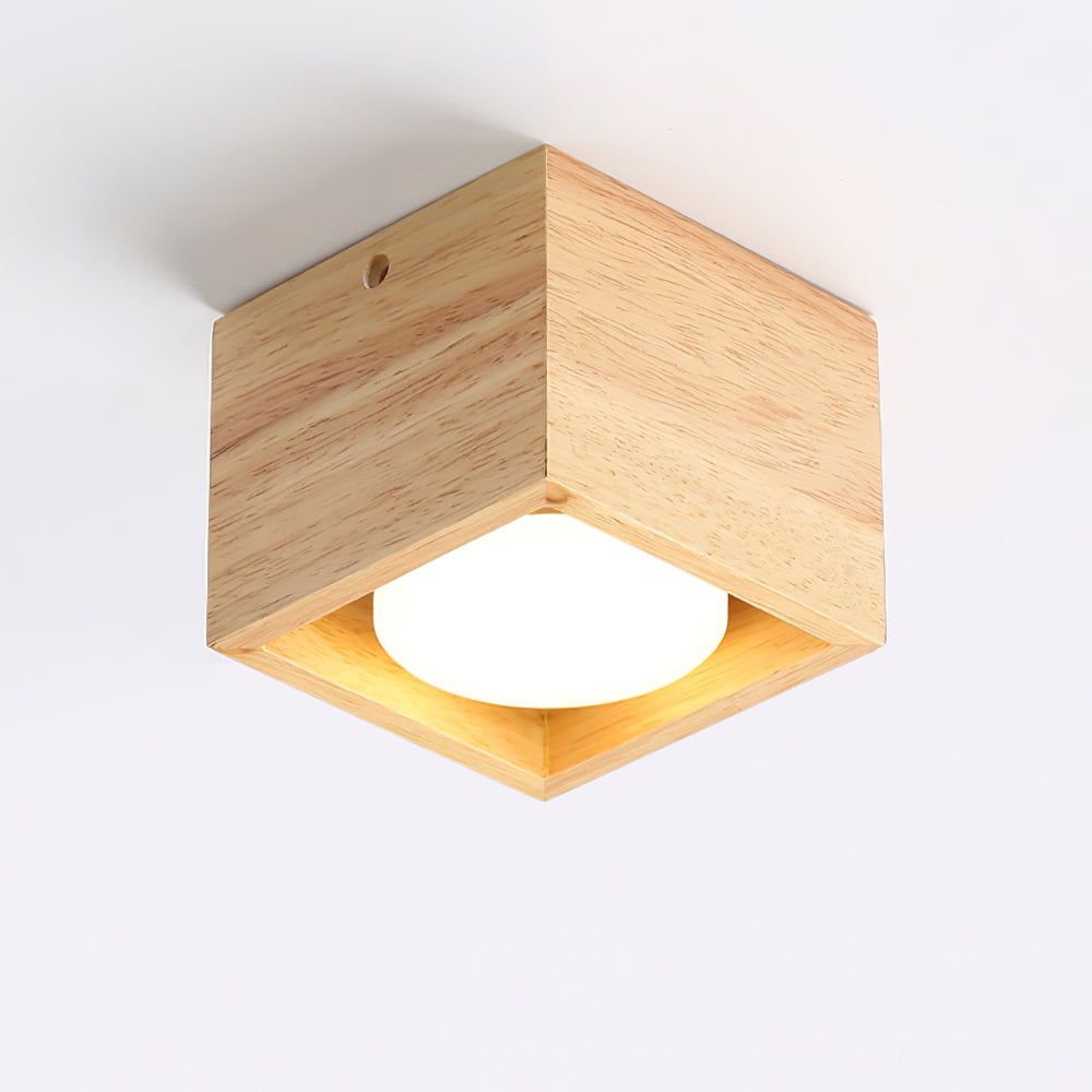 Modern Wood Ceiling Light Square LED Panel Design - Product detail 20