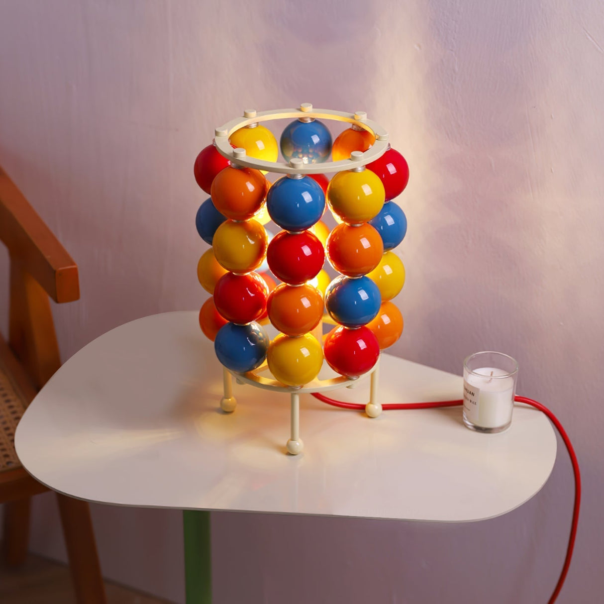 Modern Sphere Table Lamp Colorful Ball Design - Product detail 12