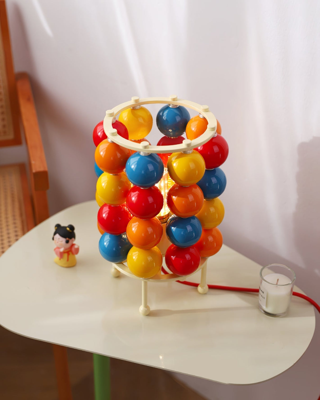 Modern Sphere Table Lamp Colorful Ball Design - Product detail 6