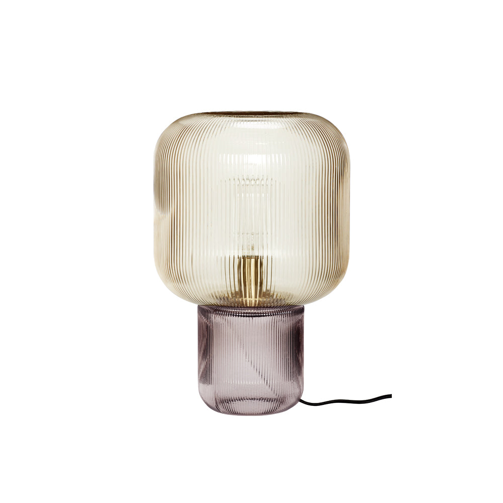 Modern Glass Table Lamp Ribbed Glass Design - Product detail 16