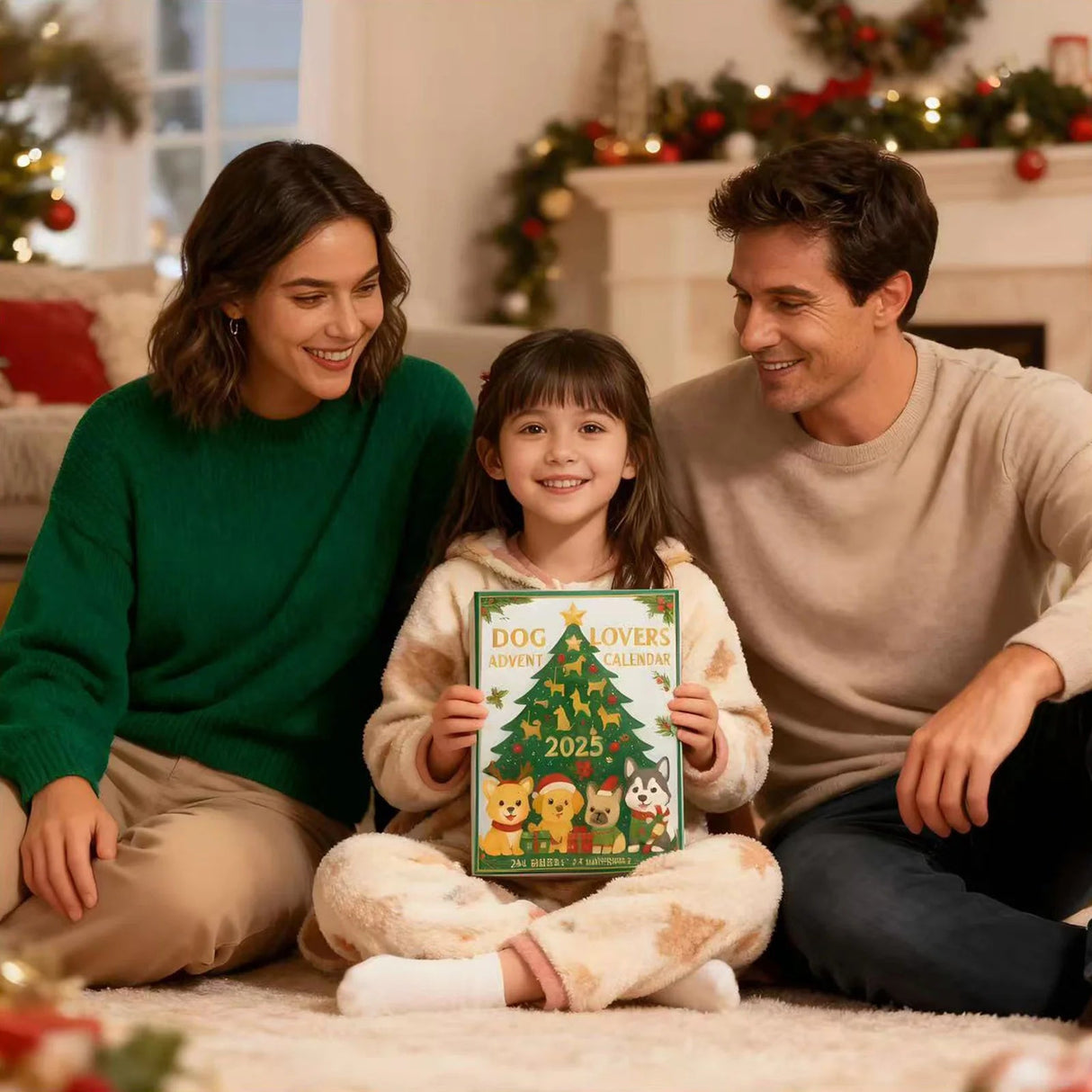 Christmas Dog Advent Calendar 24 Festive Puppy Ornament Surprises - Detailed view