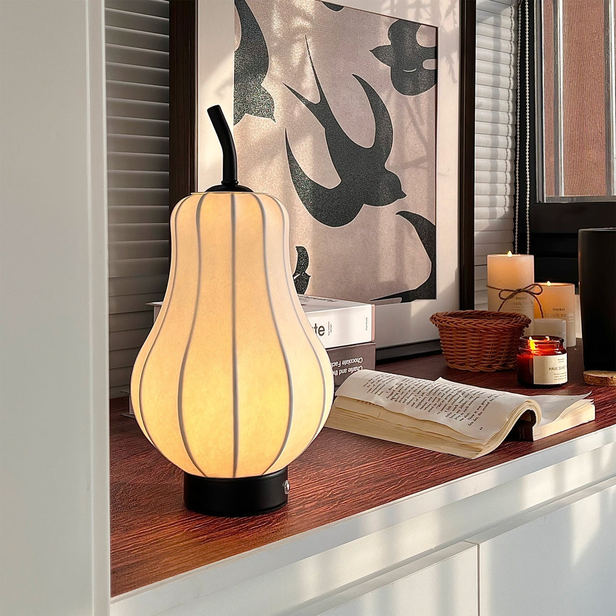 Modern Table Lamp Pear-Shaped Rechargeable Design - Product detail 7