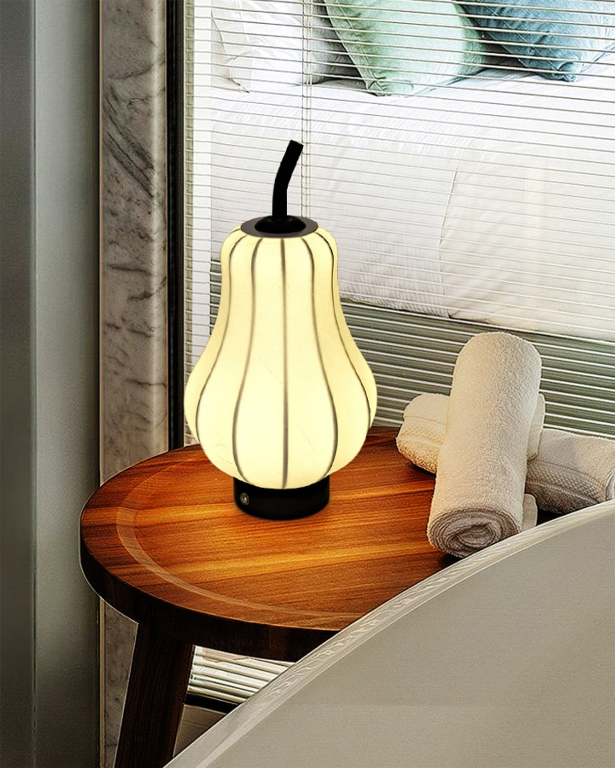 Modern Table Lamp Pear-Shaped Rechargeable Design - Product detail 9