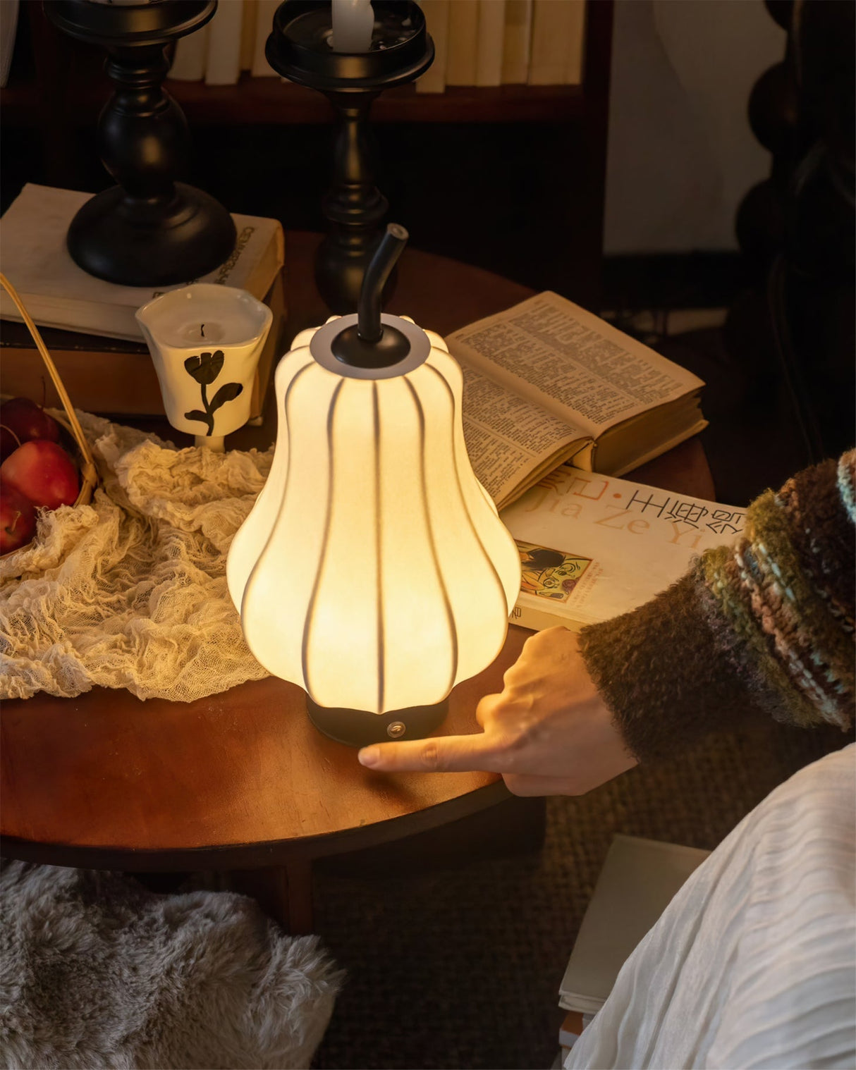 Modern Table Lamp Pear-Shaped Rechargeable Design - Product detail 15