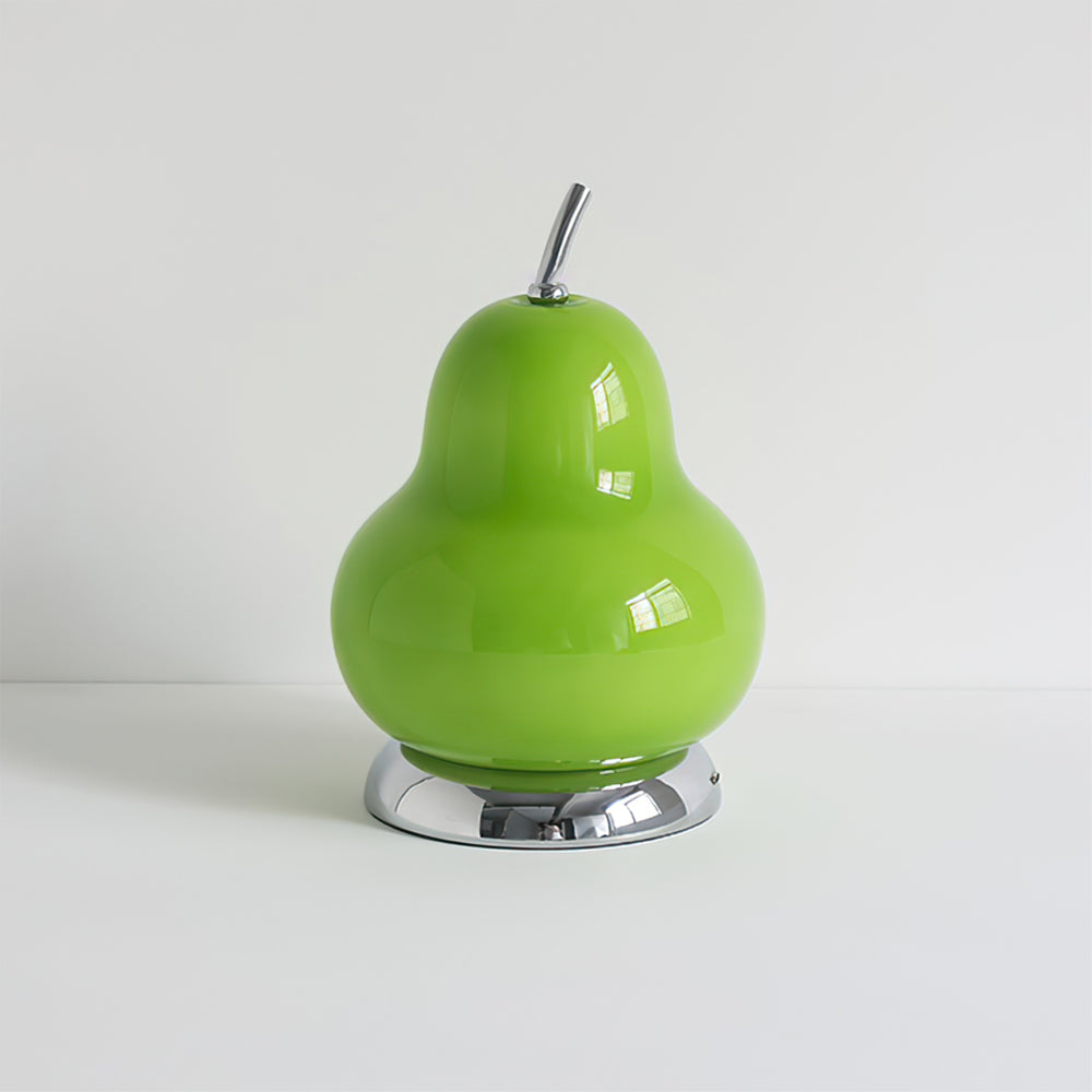 Pear Glass Table Lamp Cream Shade With Gold Base - Product detail 17