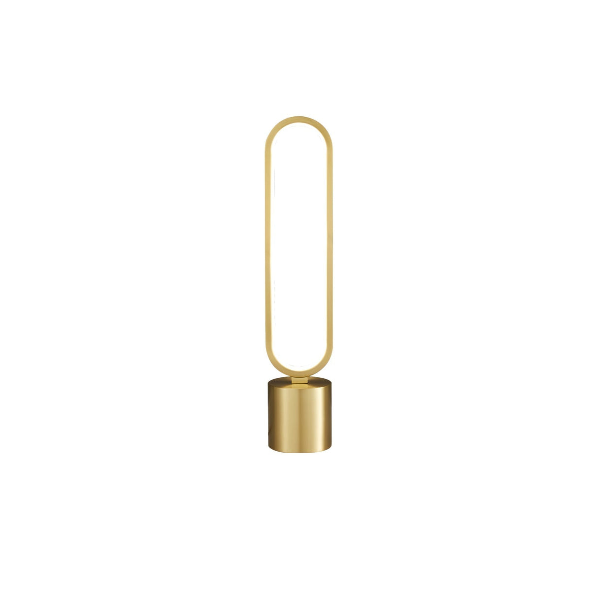 Modern LED Table Lamp Brass Oval Ring Design - Product detail 18
