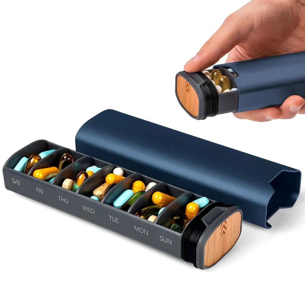 Weekly Pill Organizer Compact Travel-Friendly Design - Product example