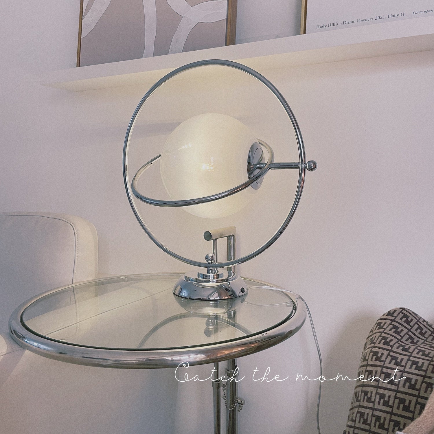 Modern Space Age Table Lamp  Rotating Orbital Design - Product detail 54