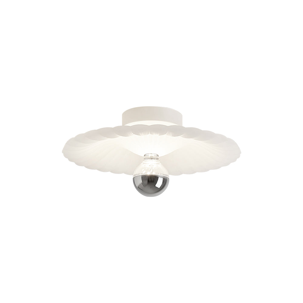 Modern Ceiling Light Pleated White Shade Design - Product detail 15