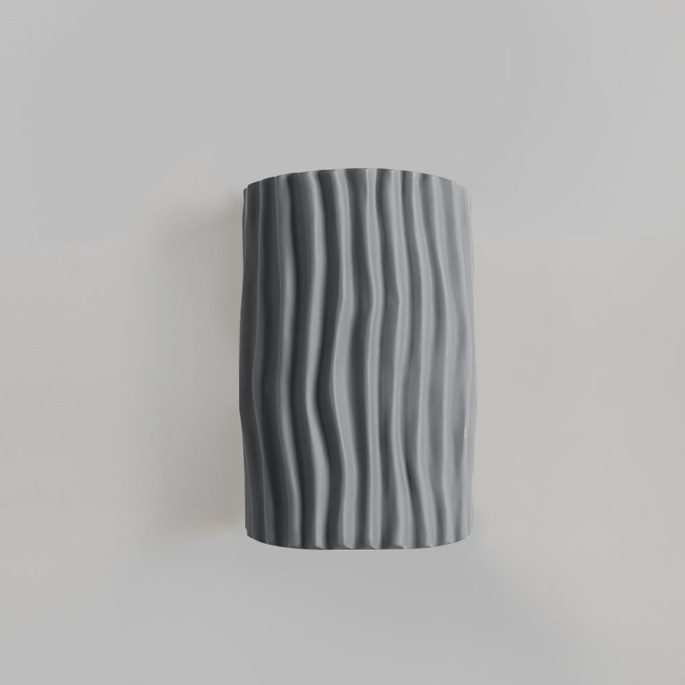 Modern Resin Wall Light Pleated Design with Warm Glow - Product detail 15