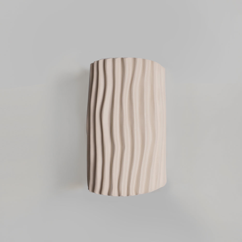 Modern Resin Wall Light Pleated Design with Warm Glow - Product detail 16