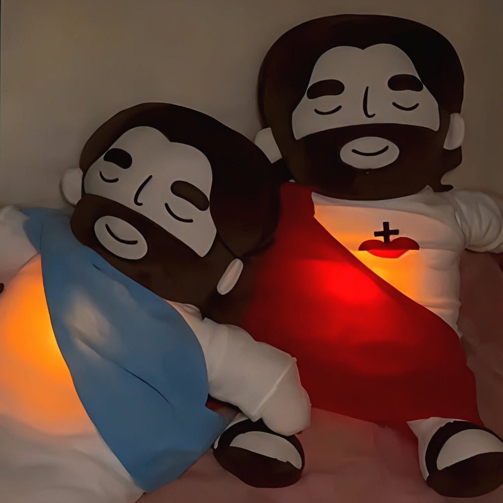 Interactive Breathing Plush Toy Religious Sleep Aid with Light and Music - Product detail 6